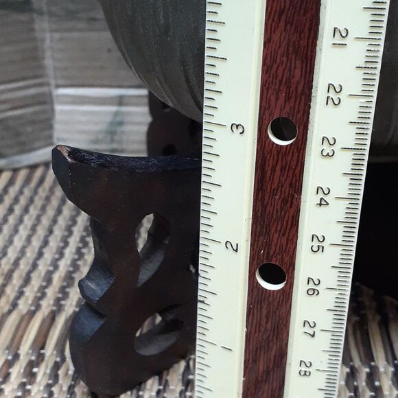 Redwing Teapot,wood holder,  4 cups, 4 coasters, tea tin, woven sushi mat. - Picture 16 of 16